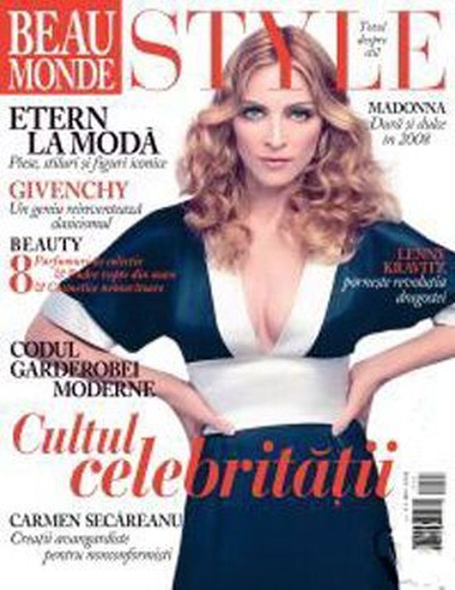 BEAU MONDE CZECH magazine side cover  December 2007